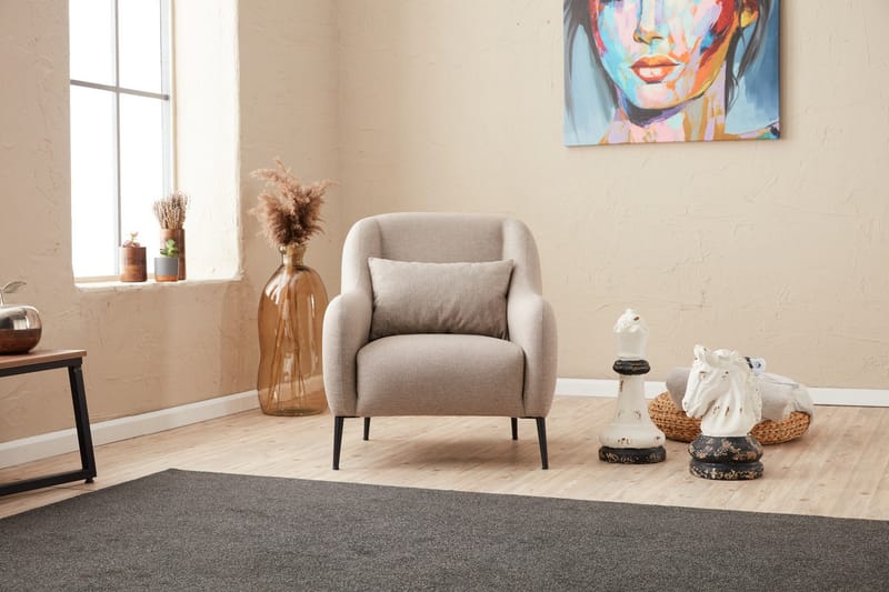 Wenus Fåtölj - Beige - Möbler - Vardagsrum - Fåtöljer