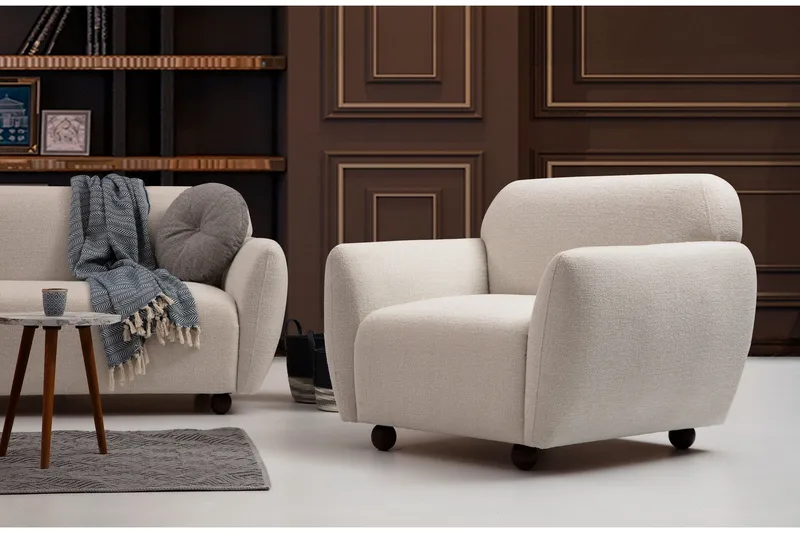 Whitecliffs Fåtölj - Cream - Möbler - Vardagsrum - Fåtöljer