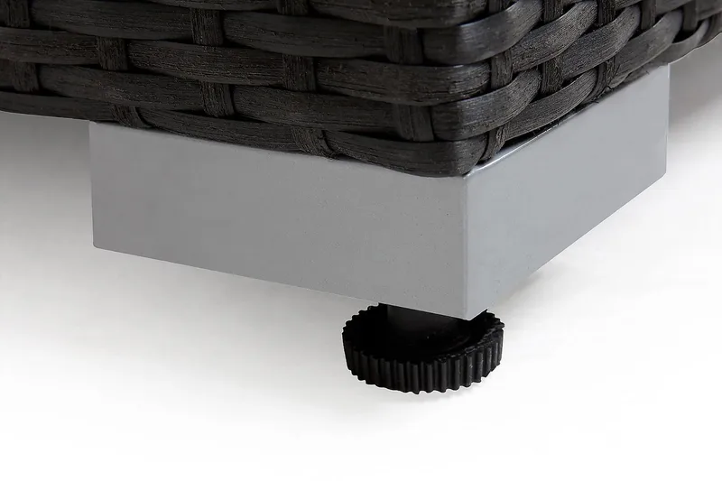 Wisconsin Premium Utefåtölj – Loungefåtölj för Uterum och Altan i Konstrotting - Svart - Utemöbler - Utestolar & fåtöljer - Utefåtöljer & loungefåtöljer