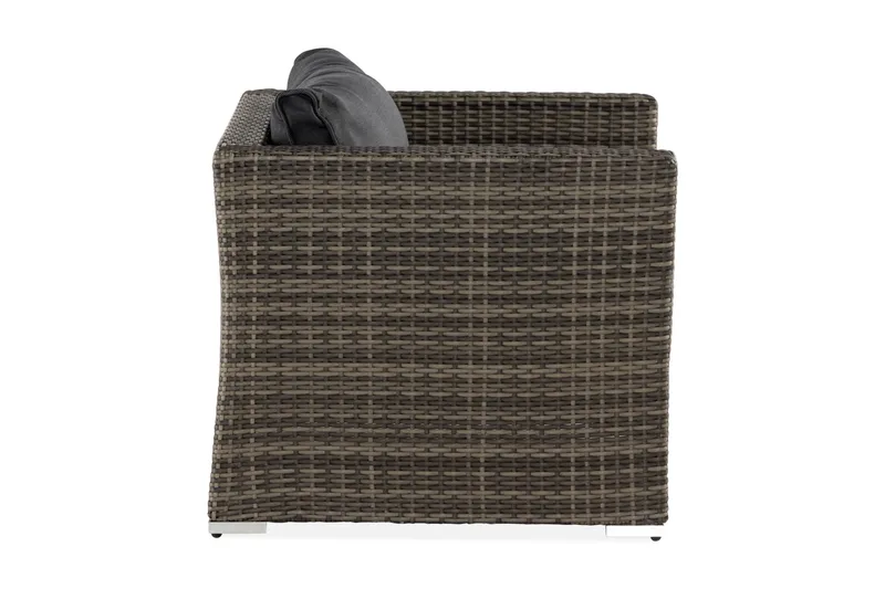 Wisconsin Premium Utefåtölj – Loungefåtölj för Uterum och Altan i Konstrotting - Brun - Utemöbler - Utestolar & fåtöljer - Utefåtöljer & loungefåtöljer