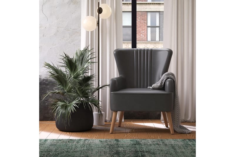 Wynn Fåtölj Mörkgrå - Dorel Home - Möbler - Vardagsrum - Fåtöljer