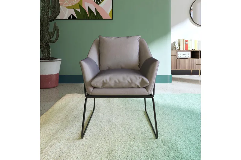 Yianni Fåtölj - Grå - Möbler - Vardagsrum - Fåtöljer