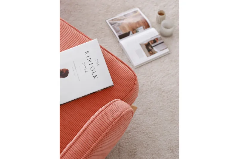 Yoko Fåtölj - Korall - Möbler - Vardagsrum - Stolar & sittmöbler - Snurrstolar & gungstolar