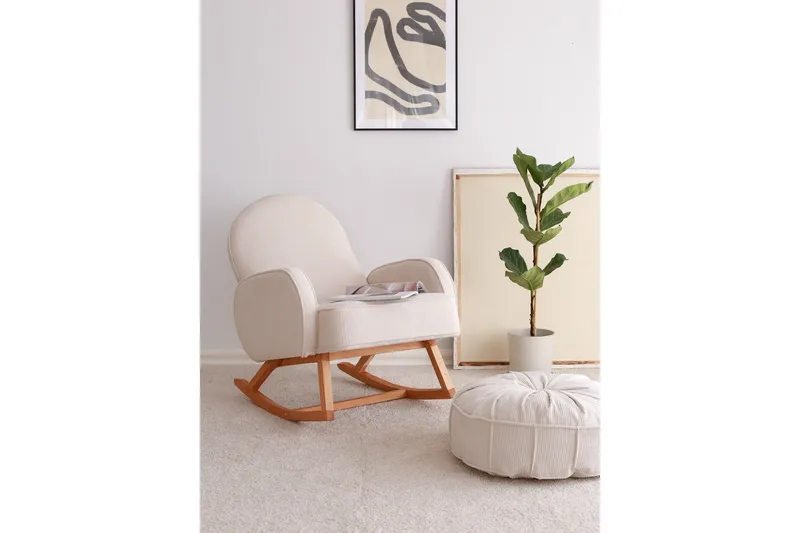 Yoko Fåtölj - Vit - Möbler - Vardagsrum - Stolar & sittmöbler - Snurrstolar & gungstolar