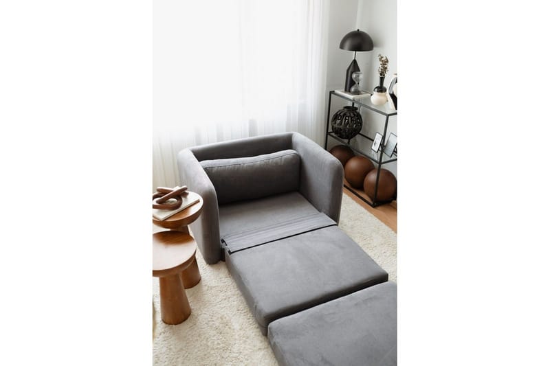 Zalven Bäddfåtölj - Grå - Möbler - Vardagsrum - Bäddsoffor