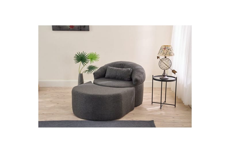 Zevon Bäddfåtölj - Antracit - Möbler - Vardagsrum - Bäddsoffor - Hörnbäddsoffa