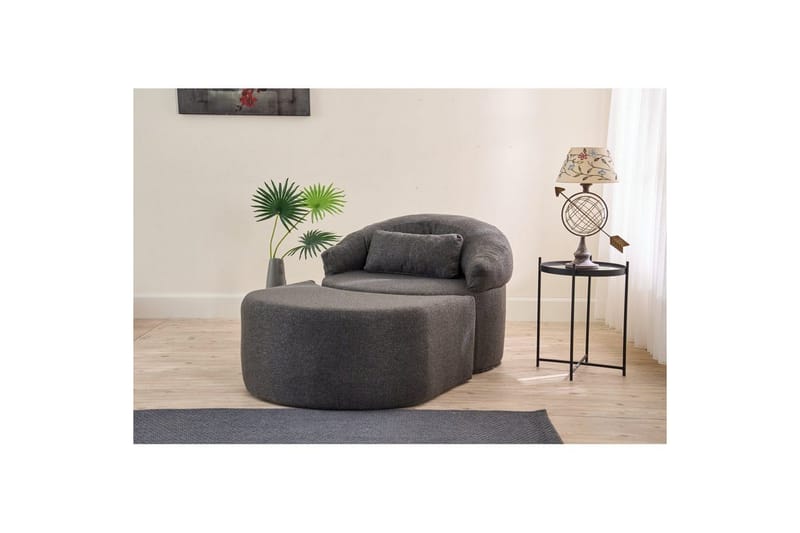 Zevon Bäddfåtölj - Antracit - Möbler - Vardagsrum - Bäddsoffor - Hörnbäddsoffa