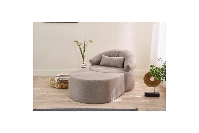 Zevon Bäddfåtölj - Brun - Möbler - Vardagsrum - Bäddsoffor - Hörnbäddsoffa