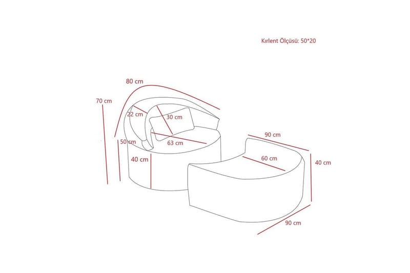 Zevon Bäddfåtölj - Cream - Möbler - Vardagsrum - Bäddsoffor - Hörnbäddsoffa