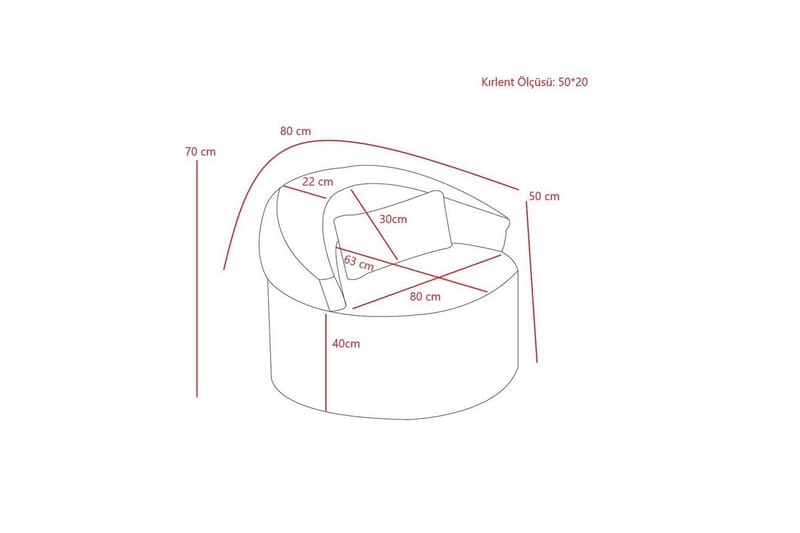 Zevon Fåtölj - Antracit - Möbler - Vardagsrum - Fåtöljer - Fåtölj utan armstöd