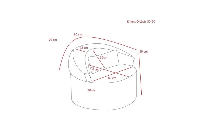 Zevon Fåtölj - Brun - Möbler - Vardagsrum - Fåtöljer - Fåtölj utan armstöd
