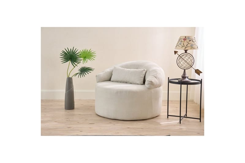 Zevon Fåtölj - Cream - Möbler - Vardagsrum - Fåtöljer - Fåtölj utan armstöd