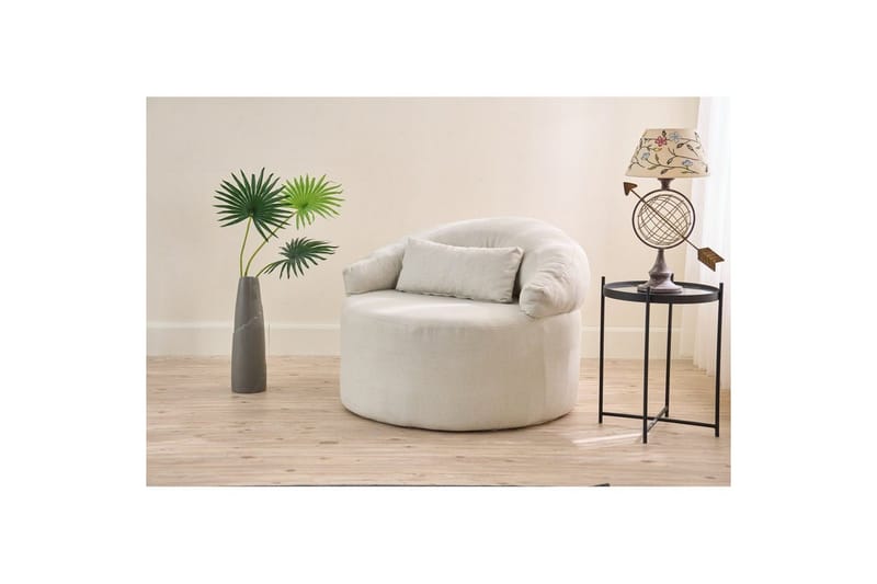 Zevon Fåtölj - Cream - Möbler - Vardagsrum - Fåtöljer - Fåtölj utan armstöd