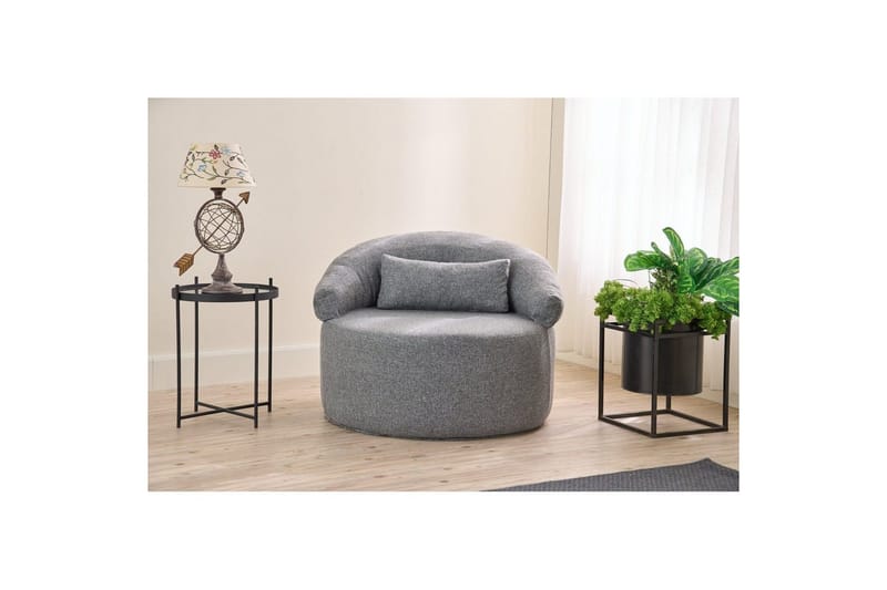 Zevon Fåtölj - Grå - Möbler - Vardagsrum - Fåtöljer - Fåtölj utan armstöd