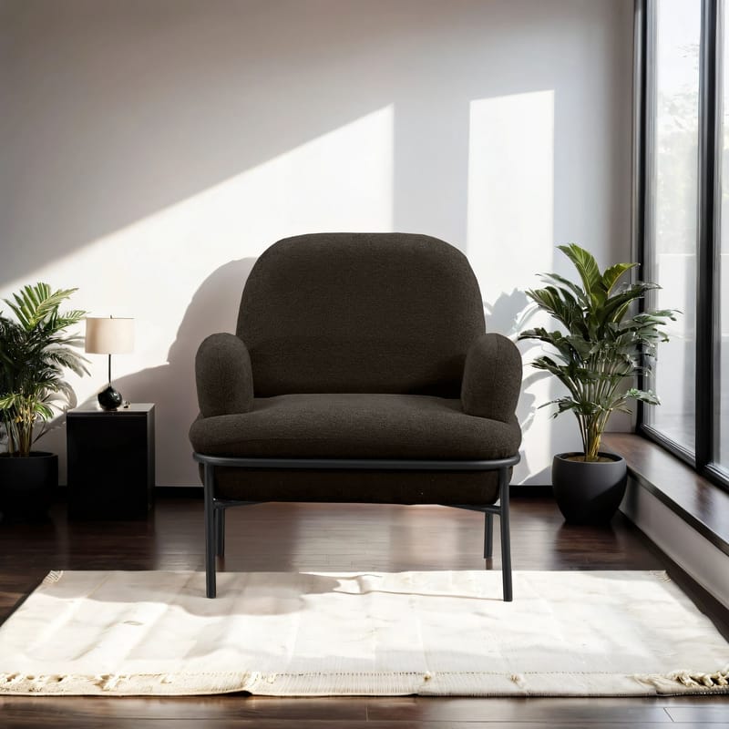 Zyricus Fåtölj Teddy - Antracit - Möbler - Vardagsrum - Fåtöljer