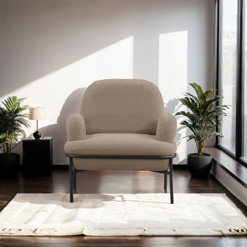 Zyricus Fåtölj Teddy - Cappuccino - Möbler - Vardagsrum - Fåtöljer - Öronlappsfåtölj