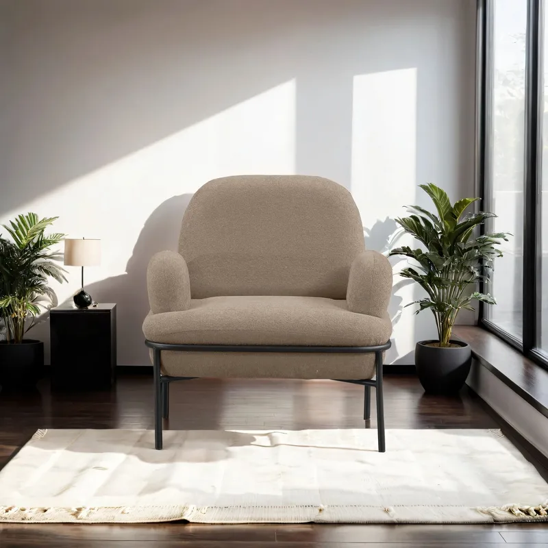 Zyricus Fåtölj Teddy - Cappuccino - Möbler - Vardagsrum - Fåtöljer