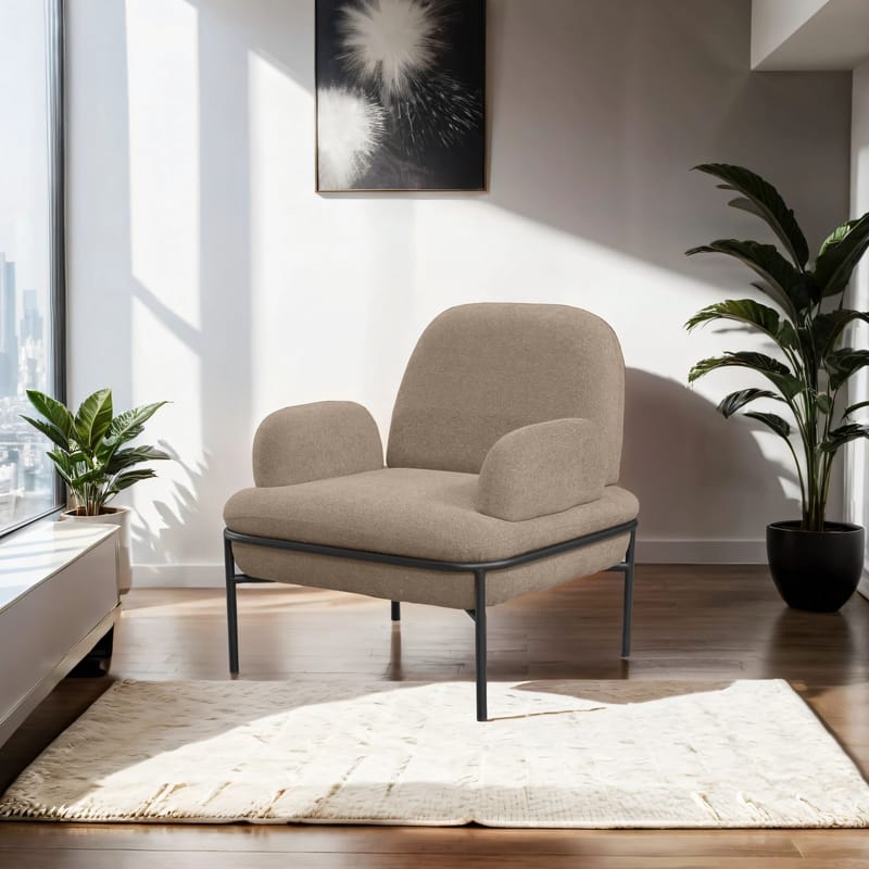 Zyricus Fåtölj Teddy - Cappuccino - Möbler - Vardagsrum - Fåtöljer