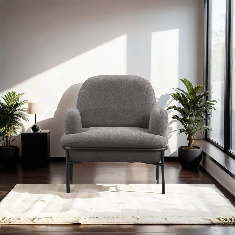 Zyricus Fåtölj Teddy - Grå - Möbler - Vardagsrum - Fåtöljer