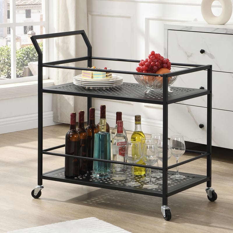Fenino Serveringsvagn 79 cm - Mattsvart - Möbler - Vardagsrum - Serveringsvagn & drinkvagn