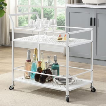 Fenino Serveringsvagn 79 cm - Mattvit - Möbler - Vardagsrum - Serveringsvagn & drinkvagn