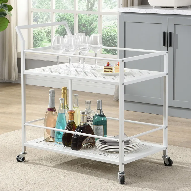 Fenino Serveringsvagn 79 cm - Mattvit - Möbler - Vardagsrum - Serveringsvagn & drinkvagn