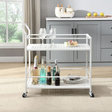 Fenino Serveringsvagn 79 cm - Mattvit - Möbler - Vardagsrum - Serveringsvagn & drinkvagn