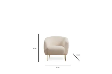Revelstoke Fåtölj - Beige - Möbler - Vardagsrum - Fåtöljer