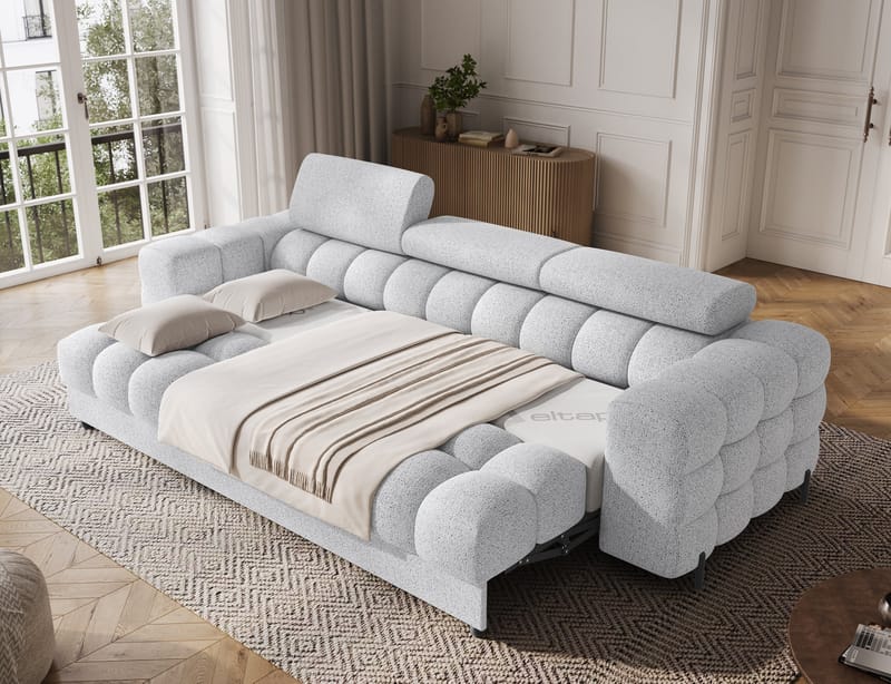 Festello 3-sits Bubblig Bäddsoffa - Coralline 01 - Möbler - Vardagsrum - Bäddsoffor