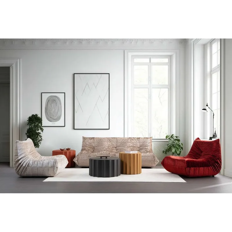 Feylorin Loungefåtölj - Krämvit - Möbler - Vardagsrum - Fåtöljer