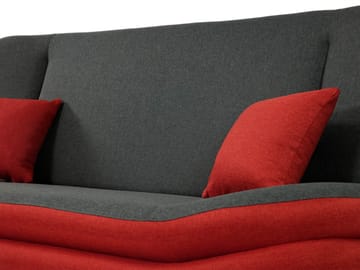 Figurelle 3-sits Bäddsoffa - grå - Möbler - Vardagsrum - Bäddsoffor