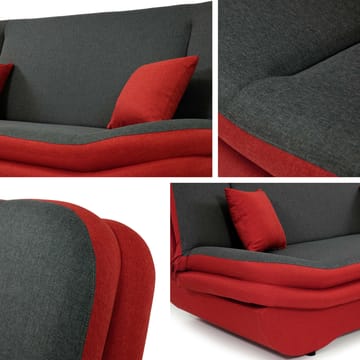 Figurelle 3-sits Bäddsoffa - grå - Möbler - Vardagsrum - Bäddsoffor