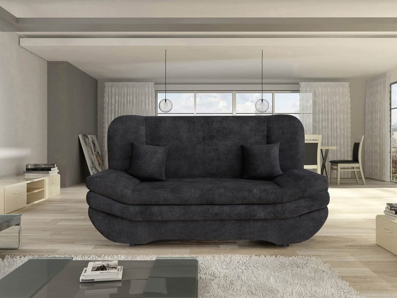 Figurelle 3-sits Bäddsoffa - svart - Möbler - Vardagsrum - Bäddsoffor