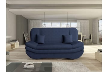 Figurelle Bäddsoffa 2-sits i Chenille - Blå - Möbler - Vardagsrum - Bäddsoffor