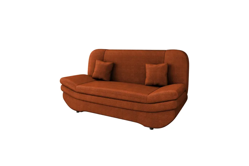 Figurelle Bäddsoffa 2-sits i Chenille - Orange - Möbler - Vardagsrum - Bäddsoffor