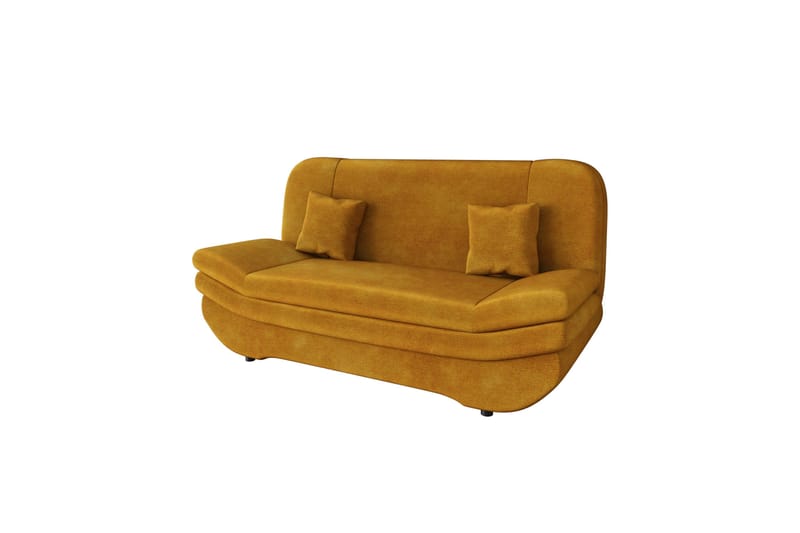 Figurelle Bäddsoffa 2-sits i Sammet, Gul
