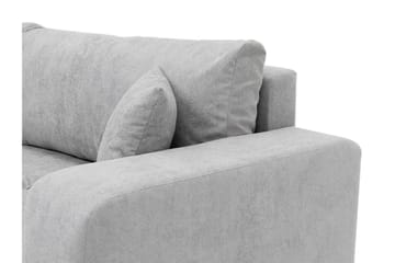 Flo 3-sits Bäddsoffa med Förvaring i Tyg - Vit - Möbler - Vardagsrum - Bäddsoffor