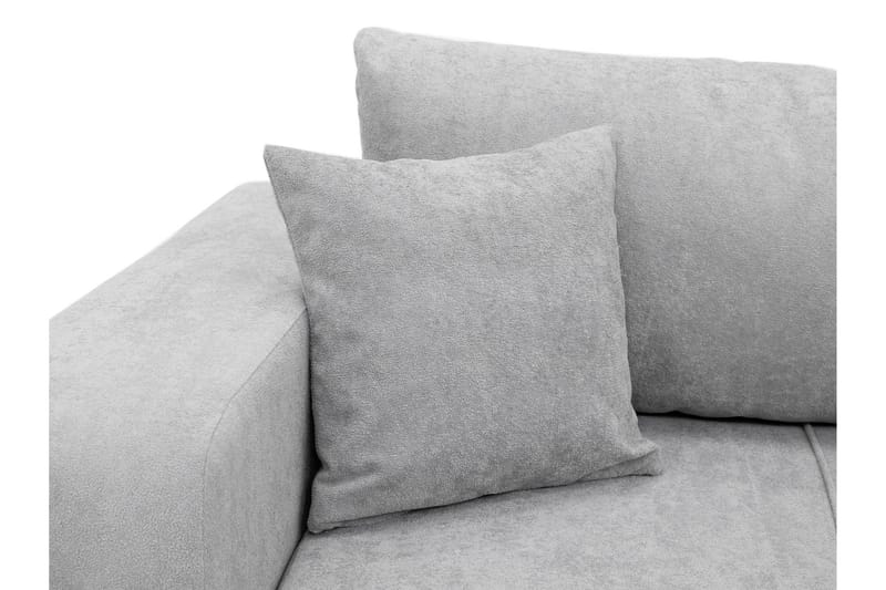 Flo 3-sits Bäddsoffa med Förvaring i Tyg - Vit - Möbler - Vardagsrum - Bäddsoffor
