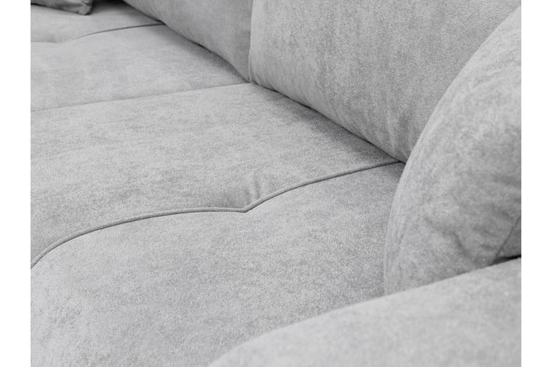 Flo 3-sits Bäddsoffa med Förvaring i Tyg - Vit - Möbler - Vardagsrum - Bäddsoffor