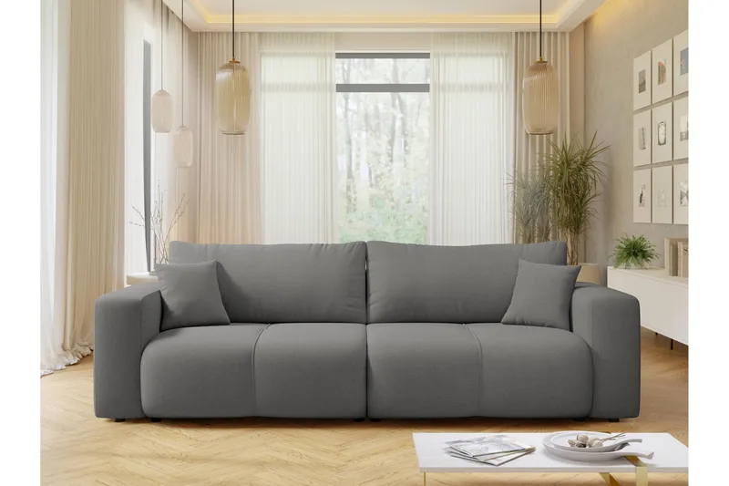 Flo Bäddsoffa 3-sits - Grå - Möbler - Vardagsrum - Bäddsoffor