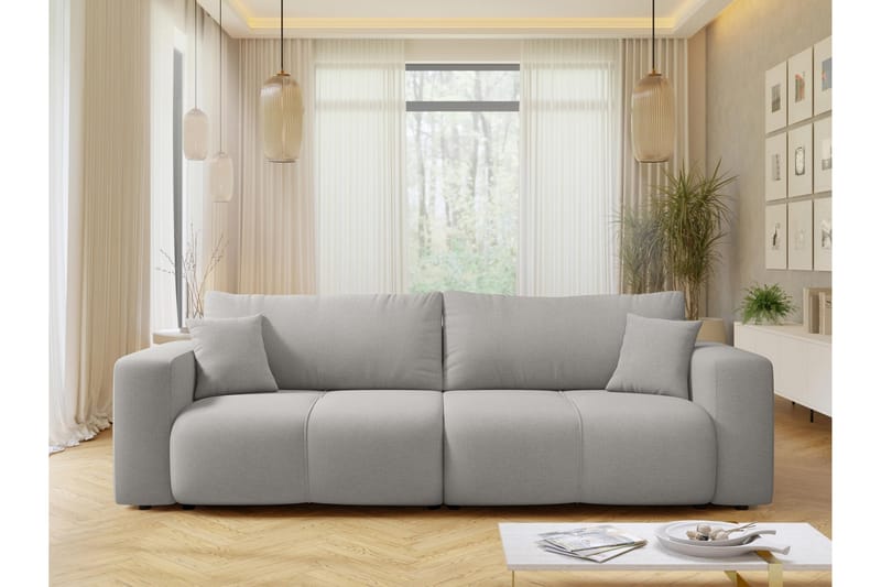 Flo Bäddsoffa 3-sits - Grå - Möbler - Vardagsrum - Bäddsoffor