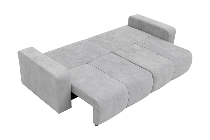 Flo Bäddsoffa 3-sits i Plysch - Beige - Möbler - Vardagsrum - Bäddsoffor