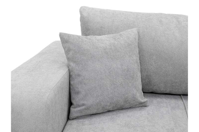 Flo Bäddsoffa 3-sits i Plysch - Beige - Möbler - Vardagsrum - Bäddsoffor