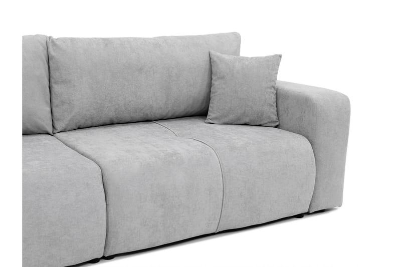 Flo Bäddsoffa 3-sits i Plysch - Beige - Möbler - Vardagsrum - Bäddsoffor