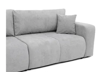Flo Bäddsoffa 3-sits i Plysch - Gul - Möbler - Vardagsrum - Bäddsoffor