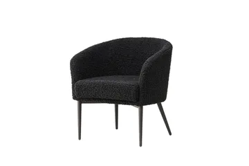 Fluffy Fåtölj - Svart - Möbler - Vardagsrum - Fåtöljer