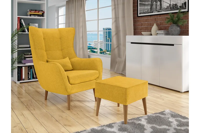 Gabi Fåtölj - Gul - Möbler - Vardagsrum - Fåtöljer