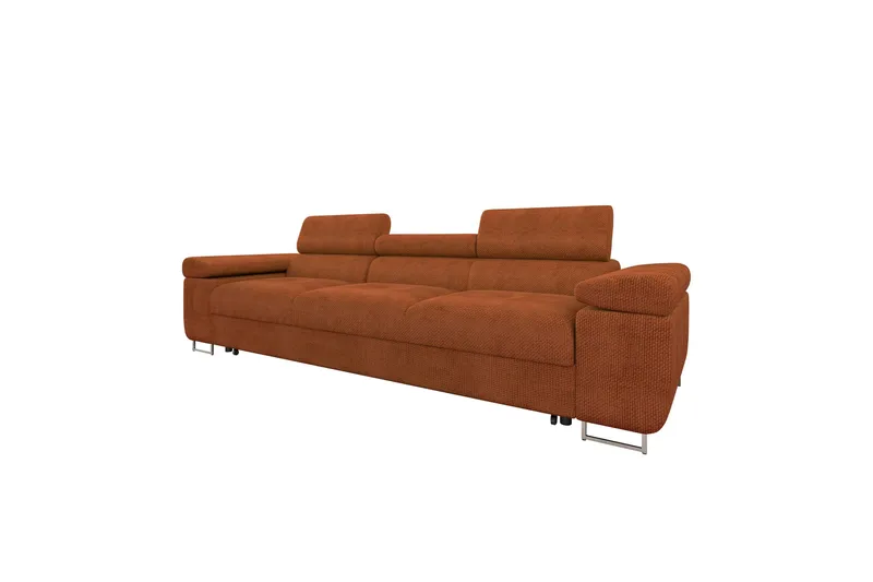 Gabina Bäddsoffa 3-sits i Chenille - Brun - Möbler - Vardagsrum - Bäddsoffor