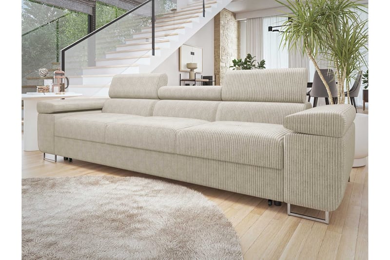 Gabina Bäddsoffa 3-sits i Manchester - Beige - Möbler - Vardagsrum - Bäddsoffor