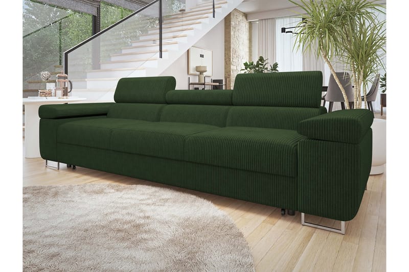 Gabina Bäddsoffa 3-sits i Manchester - Grön - Möbler - Vardagsrum - Bäddsoffor